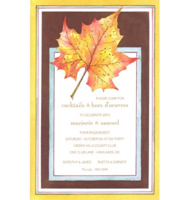 Thanksgiving And Fall Invitations, Ocher Oak, Odd Balls Invitations